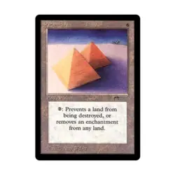 WOTC MtG Arabian Nights Pyramids (U2) EX+ - Image 1