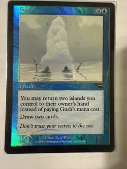 MTG: Gush FOIL Mercadian Masques Magic The Gathering 82/350 - NM - Image 1