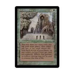 WOTC MtG Legends Sylvan Library (U) NM - Image 1