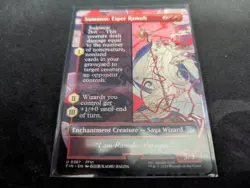 MTG Magic the Gathering Summon: Esper Ramuh Borderless FIN! - Image 1