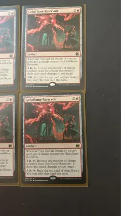 MTG Geistflame Reservoir Innistrad: Midnight Hunt Regular NM X4 Playset - Image 3