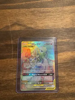 Gardevoir & Sylveon Gx 225/114 Unbroken Bonds Rainbow Secret Rare Pokemon NM - Image 1