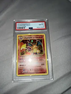 2016 Pokemon Charizard Reverse Holo XY Evolutions #11/108 PSA 8 - Image 1