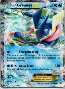Pokemon TCG Greninja-EX XY20/211 XY Black Star Promos Holo NM - Image 1