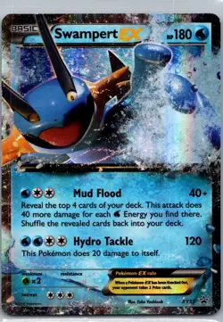Pokemon TCG Swampert-EX XY55/211 XY Black Star Promos Holo MP - Image 1