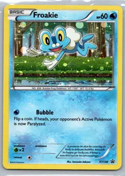 Pokemon TCG Froakie XY138/211 XY Black Star Promos Holo NM - Image 1