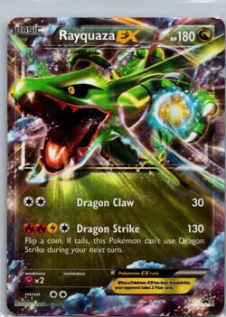 Pokemon TCG Rayquaza-EX XY73/211 XY Black Star Promos Holo HP - Image 1