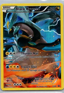 Pokemon TCG Black Kyurem XY80/211 XY Black Star Promos Holo LP - Image 1