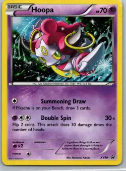 Pokemon TCG Hoopa XY90/211 XY Black Star Promos Holo D - Image 1