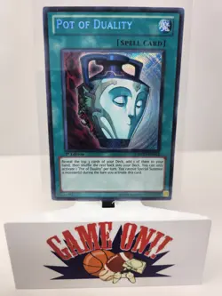 YuGiOh Pot of Duality DREV-EN062 1st Edition Secret Rare HP - Image 1