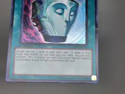 YuGiOh Pot of Duality DREV-EN062 1st Edition Secret Rare HP - Image 2