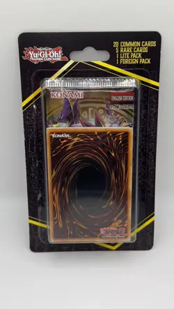 Yugioh Blister Pack! 20 Commons, 5 Rares & 2 Booster Packs! Brand New! - Image 1