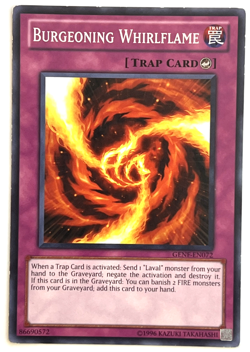 YuGiOh! - Burgeoning Whirlflame - GENF-EN072 - Unlimited - Common - Image 1