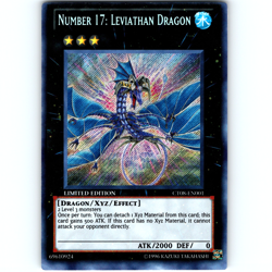 Yugioh Number 17: Leviathan Dragon CT08-EN001 Lim Secret MISPRINT MISCUT - NM 💎 - Image 1