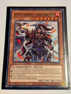 Ancient Warriors - Fearsome Zhang Yuan●YUGIOH●ETCO●COMMON●SPANISH●B703 - Image 1