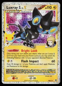 Luxray GL LV.X 109/111 Celebrations: Classic Collection Pokemon Card - Image 1