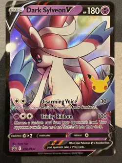 Dark Sylveon v SWSH134 SWSH: Sword & Shield Promo Cards Holo - Image 1