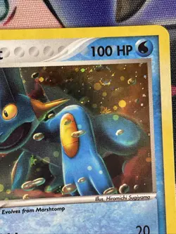 Pokemon Card Swampert POP SERIES 1 Holo Rare 5/17 Near Mint!!! Swirl - Image 4