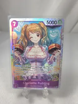 Charlotte Pudding PRB02-010 One Piece Best Of Vol. 2 Card Game Holo Foil - Image 1