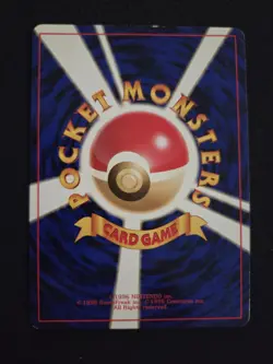 Pokemon TCG Blastoise Japanese Base Set 1996 Holo Card No. 009 Ungraded - Image 2