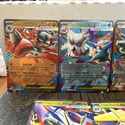 NEW Pokemon Mega Evolutions Double Rare 7 Card Lot - Near Mint! - Image 2
