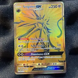 Solgaleo GX SM104a Black Star Promo Sun And Moon Pokemon Card Near Mint - Image 1