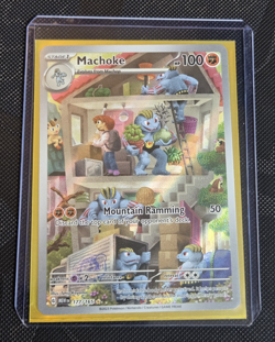 Machoke 177/165 NM Sv: Scarlet & Violet 151 Holo Near Mint Pokemon Card - Image 1