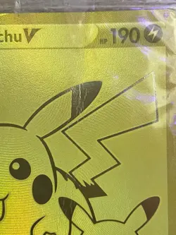 SEALED Pikachu V SWSH145: Sword & Shield Promo Card Holo HEAVILY PLAYED - Image 2