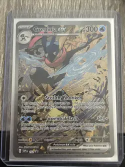 Pokemon TCG Greninja EX 132 Scarlet & Violet Promo Holo Card NM/M Condition ⭐ - Image 1