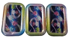 (3) Pokemon Paldean Fates Mini Tins -NO CARDS ART COIN- Smoliv Miniature Tin - Image 3