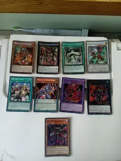Yu-Gi-Oh 2025 Mega Tin 9 Cards Lot 3 Starlight Secrets 3 Prizmatic Rares 3 Ultra - Image 1
