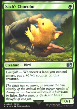 Sazh's Chocobo FINAL FANTASY 200 NM MTG Magic - Image 1