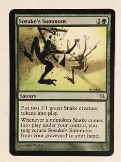Sosuke’s Summons SP Betrayers of Kamigawa MTg - Image 1