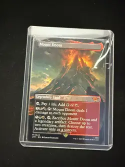 Magic The Gathering: Mount Doom (Borderless) LOTR - Image 1