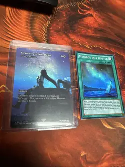 Memories Of Nibelheim Showcase Foil And Message In A Bottle Holo (mtg/yugioh) - Image 1