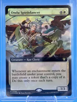 Ondu Spiritdancer (Extended Art) Commander Masters FOIL MTG Pack Fresh! 0756 - Image 1