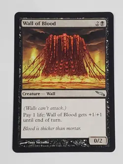 MTG Wall of Blood (Mirrodin/Black/U) - BGM - Image 1