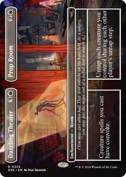 [MTG] Dazzling Theater // Prop Room (Borderless) (0334) (DSK) NM - Image 1