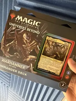 Magic MTG Warhammer 40,000 Commander Deck Set Of 4 - New in sealed boxes - Image 2