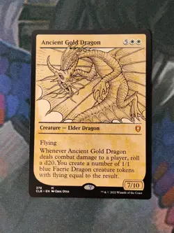 Ancient Gold Dragon - Showcase | Baldur's Gate | NM | MTG - Image 1
