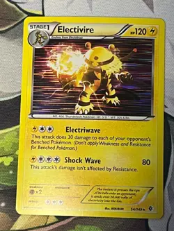 Pokemon TCG Electivire 54/149 Boundaries Crossed Set Holo Rare Lightning LP - Image 1