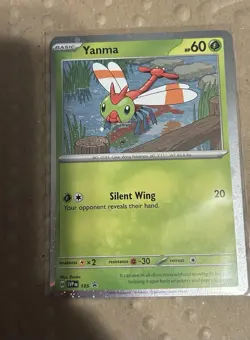 Pokemon TCG Scraggy & Yanma Black Star Promo Card 185 186 - Image 2