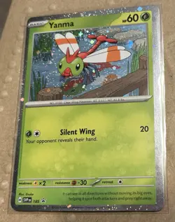 Pokemon TCG Scraggy & Yanma Black Star Promo Card 185 186 - Image 4