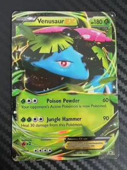 Pokemon TCG Venusaur EX XY28 XY Promos Black Star Promo DMG - Image 1