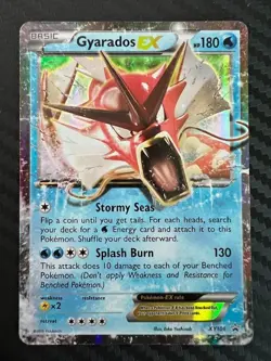 Pokemon TCG Gyrados EX XY106 Promo Black Star Promo DMG - Image 1