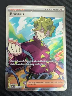 Pokemon TCG Brassius 135/131 2025 Prismatic Evolutions Ultra Rare NM - Image 1