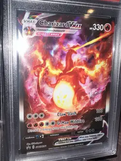 Pokemon TCG Charizard VMAX SWSH261 Black Star Promo PSA 8 - Image 3