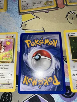 Pokemon TCG Non-holo Vaporeon 28/64 Jungle Rare LP + Eevee 51/64 + 55/82 - Image 4