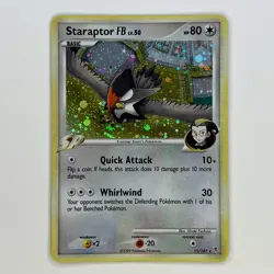 Pokemon TCG Staraptor FB Holo Rare - 11/147 Platinum Supreme Victors 2009 (LP) - Image 3
