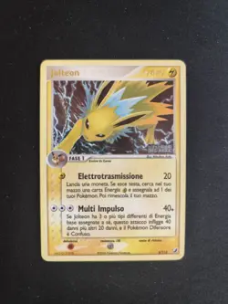 Carta Pokemon PSA JOLTEON # 8/115 PROMO STAMPED Set EX FORZE SEGRETE ITA 2006 EX - Image 2
